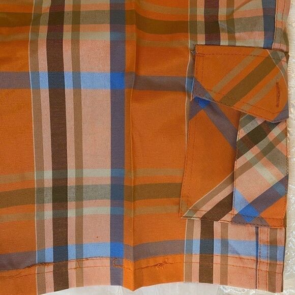 Pacific Blue Boys Plaid Fashion Shorts Size 12 - Picture 5 of 10
